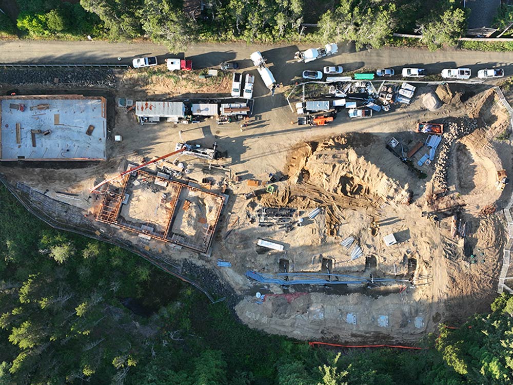 Construction-from-above Construction from above