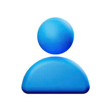 blue person icon